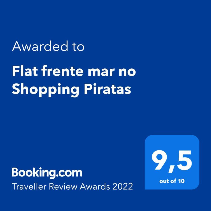 Flat Frente Mar No Shopping Piratas , Com Estacionamento Gratuito Apartment อังกราโดสเฮย์ส ภายนอก รูปภาพ